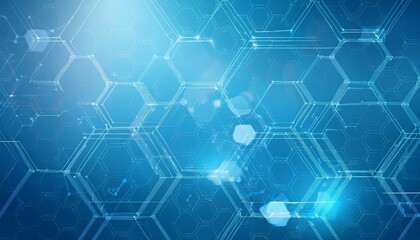 Obraz premium Hexagon pattern background healthcare medical background concept 