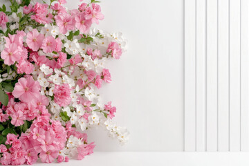 Fototapeta premium White Fence Background