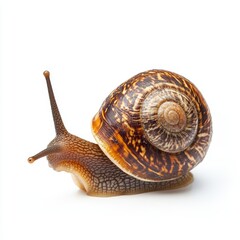 snail isolated on white background