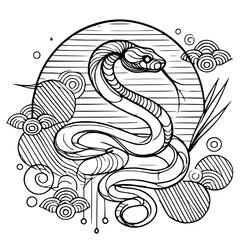 illustration of a snake 