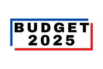 Symbole budget 2025 en France	