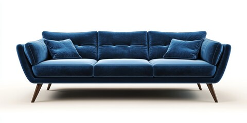 Fototapeta premium sofa isolated on white background