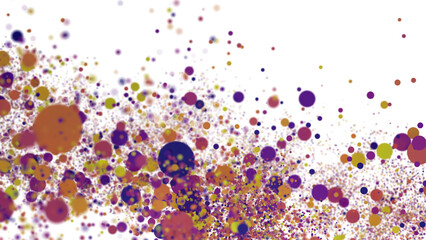 Fototapeta premium silver confetti explosion festive background