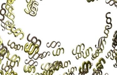 Paragraph article sign symbol 3d