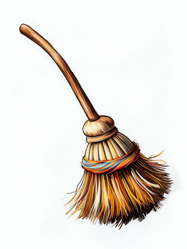 Broom, a cleaning tool, household, sweep, dust, dirt, handle, bristles, floor, balai, escoba, vassoura, Besen, scopa, jhaadu

