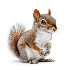 Obraz premium squirrel isolated on white background