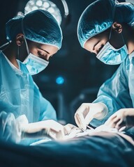 Surgical operation success story hospital medical procedure operating room close-up healthcare innovation