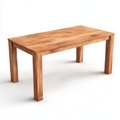 table isolated on white background