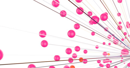 Abstract network of physical devices on the Internet using a network connection