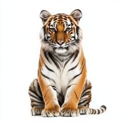 tiger isolated on white background