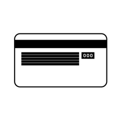 クレジットカードの裏面