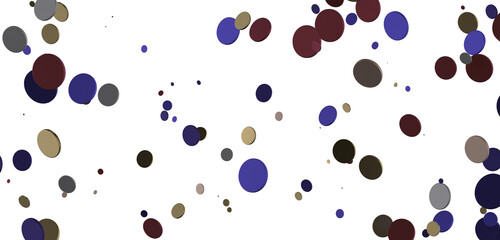 Gilded Celebration: Magnificent 3D Illustration of a Grand gold Confetti Event