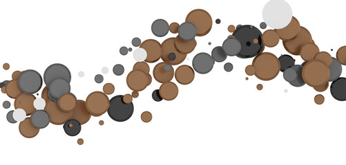 Multicolored paper confetti on transparent background. Realistic confetti flying. Colorful scattered items to holiday decorations.