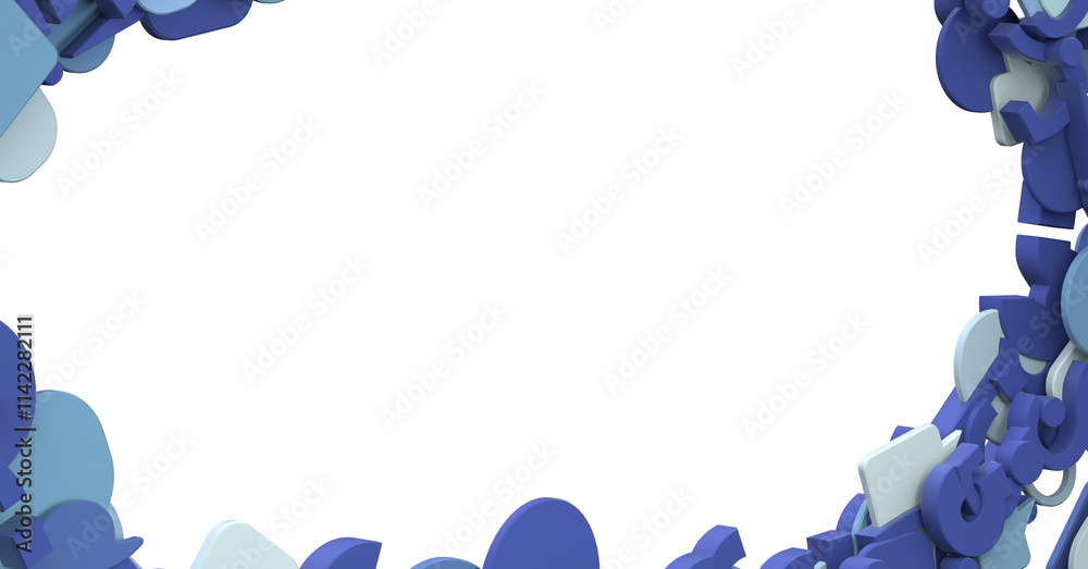 Poster hand holding using mobile phone with email icon on screen. concept of business communication