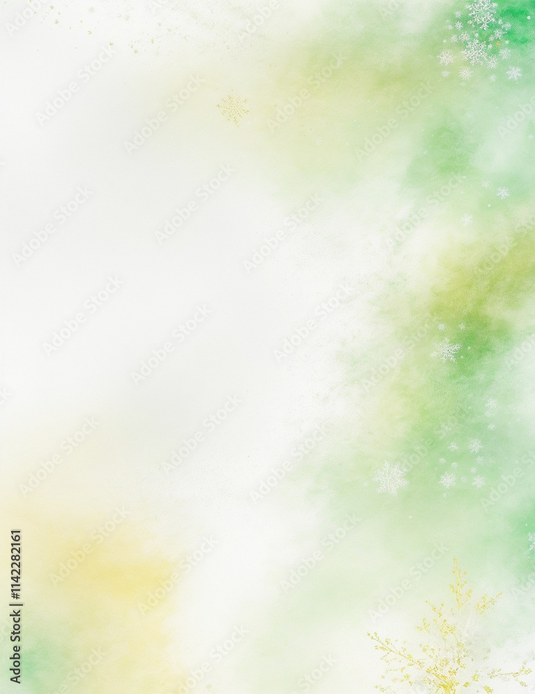 Wall mural abstract watercolor background - abstract light green background - generative ai