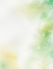 abstract watercolor background - abstract light green background - Generative AI