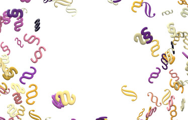 Paragraph article sign symbol 3d