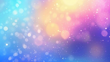 Abstract Gradient Background with Glittering Bokeh Lights