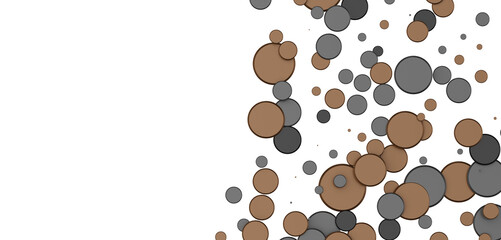  Multicolored confetti on white
