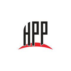 GHR  letter logo design with white background in illustrator, vector logo modern alphabet font