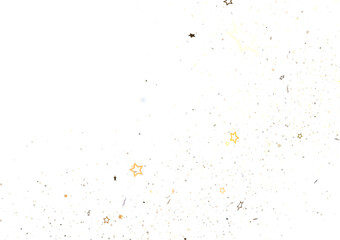 Stars - stars background, sparkle lights confetti falling. magic shining Flying christmas stars on night