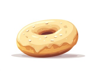 donut isolated on white background