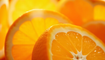 Orange slices evoke memories of warm summer days and carefree afternoons spent enjoying fresh fruit with family and friends outdoors freely._00001_