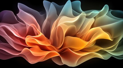 Dynamic color flow abstract art digital space graphic design vibrant environment close-up visual concept