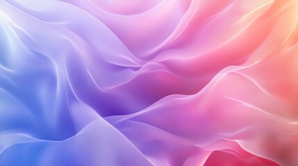 Fototapeta premium Abstract Pastel Waves Flowing Softly Together