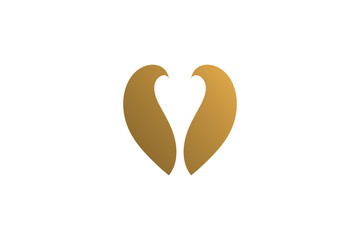 Love bird Logo Icon