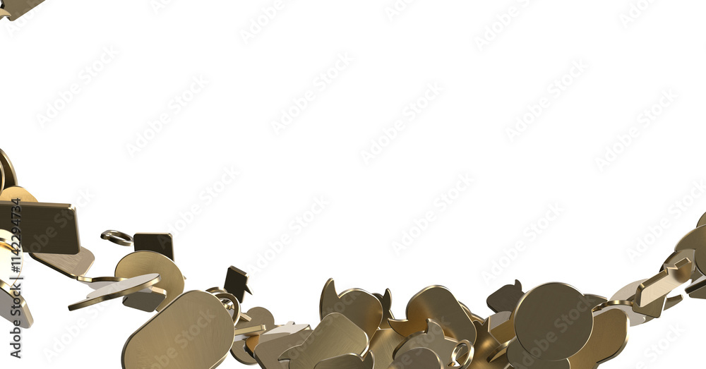 Poster express envelope and parcel abstract technology background. business quantum internet network commun