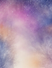 Fototapeta premium background with stars - abstract light colorful background - Generative AI