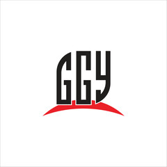 GHR  letter logo design with white background in illustrator, vector logo modern alphabet font