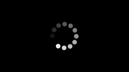 loading and buffering icon animation-looped