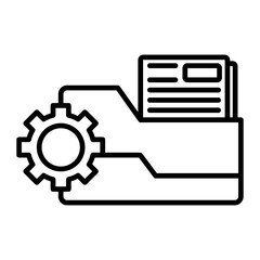File icon element for design