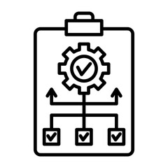 Task Analysis icon element for design