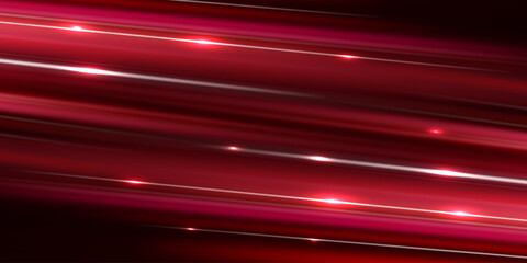 Lines of light, speed and movement. Abstract futuristic background with glowing light effect.Vector illustration. Modern abstract high speed light effect. Technology futuristic dynamic motion. 