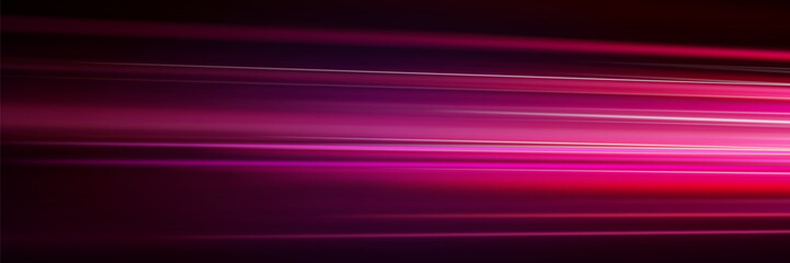 Lines of light, speed and movement. Abstract futuristic background with glowing light effect.Vector illustration. Modern abstract high speed light effect. Technology futuristic dynamic motion. 