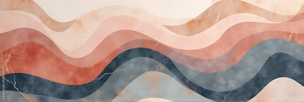 Aufkleber Create professional backgrounds and presentations using modern abstract art designs featuring luxury stone textures and marble colors._00003_