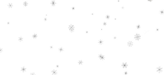 Winter christmas sky with falling snow