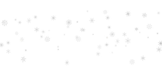 Snowflakes - Snowflakes falling for christmas decoration abstract