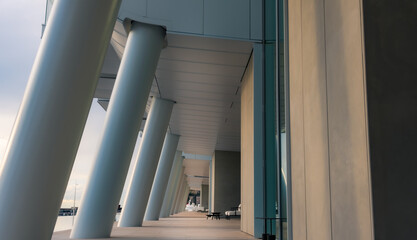 Contemporary Architectural Views Under the Renzo Building in Mareterra, Monaco
