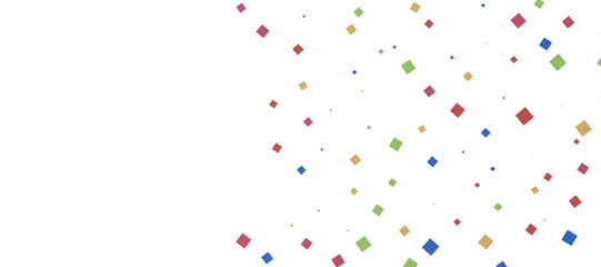 Confetti, paper triangle on the floor, fancy, colorful, celebration party