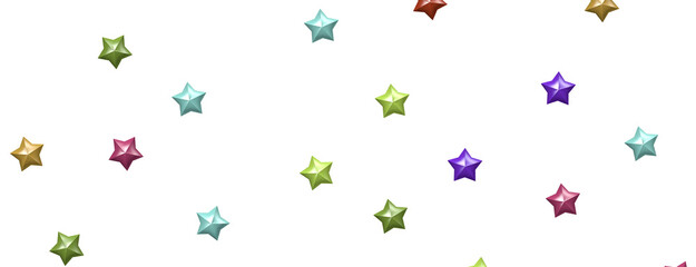 Colorful Rainfall: Lose Yourself in a Mesmerizing 3D Stars Downpour