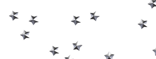 XMAS Stars - stars. Confetti celebration, Falling golden abstract decoration for party, birthday celebrate,