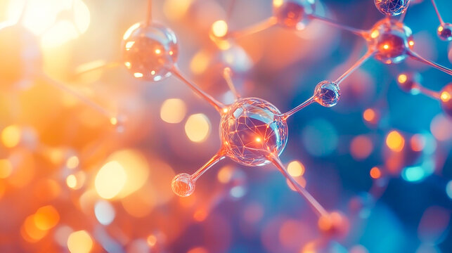 Loopable Animation of Nanotechnology Superconductor Molecule Structure Ideal for Representing Material Science Allotropes, Biotechnology