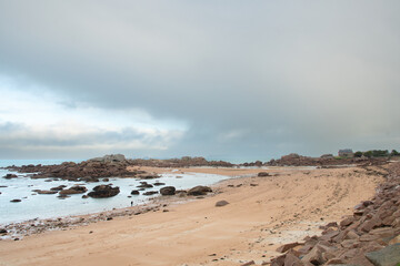 Joli paysage de Bretagne à Trégastel - France