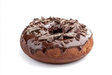 Indulgent chocolate dessert with gooey center against a light backdrop