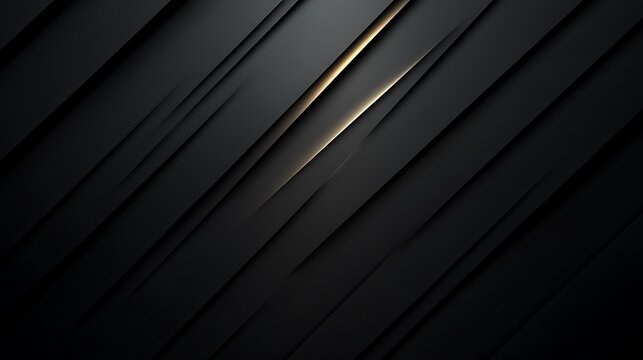 Minimalistic luxury black background with sleek design and soft spotlight