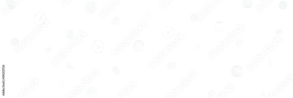 Leinwandbilder a group of icons representing time management and teamwork concepts on a simple white background fea